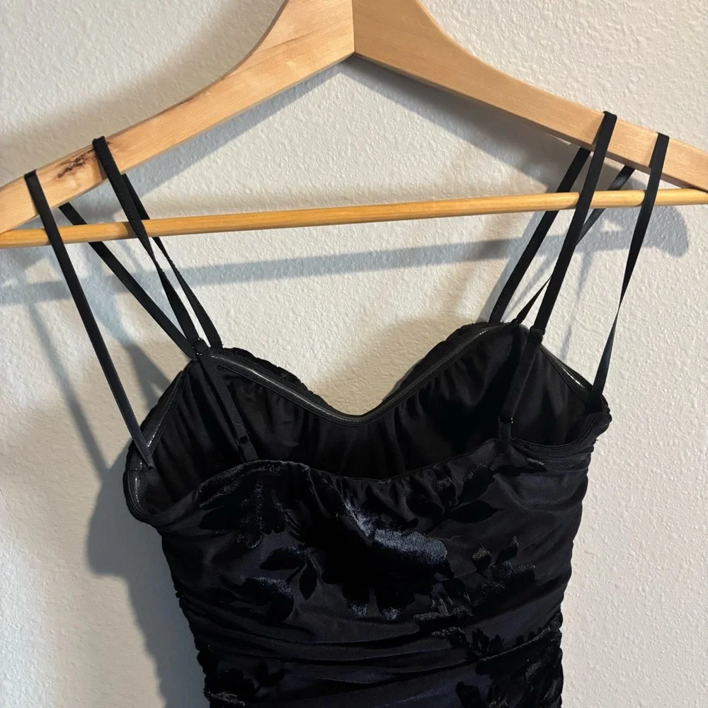BCX Black Ruched Mini HOMECOMING/cocktail Dress Size XS - Picture 10 of 13